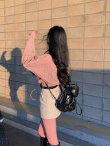 [Bellide made] Bubble Hidden Cropped Field Jacket