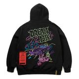 ドリームレフトオーバーサイズヘビーフーディ/DREAM LIFE OVERSIZED HEAVY SWEAT HOODIE BEIGE / BLACK