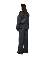 Hバックルソフトレザーホボバッグ / H-Buckle Soft Leather Hobo Bag (gray)