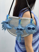 Blue Friends Keyring-sun