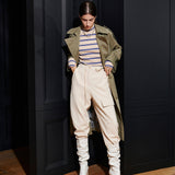 [UNISEX] MILO TRENCH COAT, LIGHT KHAKI (6632622456950)