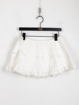 Lisen Ribbon Lace Balletcore Low Rise Mini Skirt