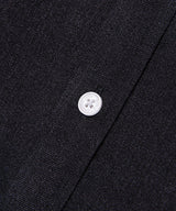 デニムツイルテクスチャーシャツ/Denim Twill Texture Shirt S120 Black