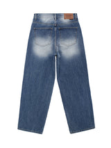 ブラッシュワイドデニムパンツ / M194 BRUSH WIDE DENIM PANTS_DEEP BLUE