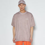 Washed Tee (HAND MADE) - BEIGE (6674968182902)