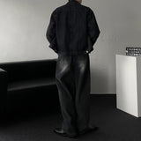 RU8314 Unbalanced Jean Jacket (2 colors)