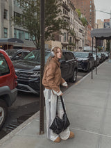 (UNISEX) ベルベットサイドラインスナップトレーニングパンツ