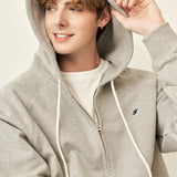 ユニバースワッペン2wayフーディー/Universe Wappen 2 way Hood Zip-Up H6 Melange Gray (6604011864182)