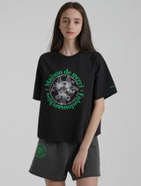 ウィメンズ ルリスリラックスクロップTシャツ(FCC2TS385W)