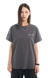  SLOGAN T-SHIRT_CHARCOAL