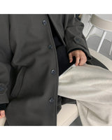 AZロングウールフードコート/AZ Long Wool Hooded Coat (3 colors)
