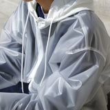Uno Plastic Zip Up Jumper  (2color)