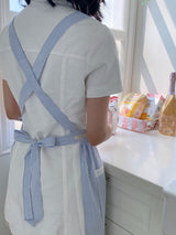 Candy Stripe Apron Embroidered Apron