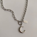 ムーン2ウェイボールドネックレス/dfe Moon Two way Bold Necklace