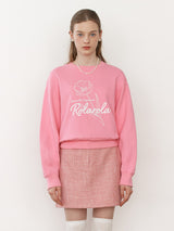 FLOWER SWEATSHIRT PINK