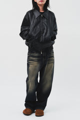 Charles Vegan Leather Jacket (3color)