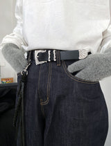 No.9233 UQ point cowhide BELT (6645573091446)