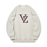 VZ Applique Sweat Shirts Oatmeal