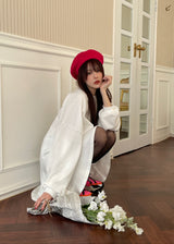 Puff mini dress