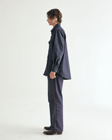 UNISEX DENIM POCKET SHIRT JACKET M - INDIGO BLUE (6636054970486)