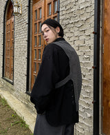[自主製作] [Restock] サベージアイレットバルーンシャツ/ Savage Eyelet Balloon Shirt (2 color)