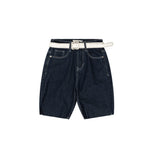 ベルトセット４パートクロップドデニムパンツ/ BELT SET 4 PART CROPPED DENIM PANTS [6812]