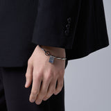 スクエアクロスチェーンブレスレット / SQUARE CROSS CHAIN BRACELET