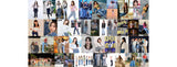 セミワイドフィットデニムパンツ/SEMI WIDE FIT BLUE + WHITE DENIM PANTS [17724]