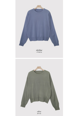 Basic Autumn Round Knit (10color)