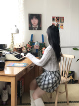 レイヤードロマンティックチェッカービスチェドレス