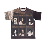 サテンオーバーサイズTシャツ / SATIN OVERSIZE T-SHIRT #FRAME