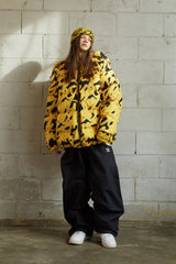 スワーリングロゴフーディーウェルロンパーカ/BSR2223FWJK002 SWIRLING LOGO  HOODIE WELLON PARKA YELLOW