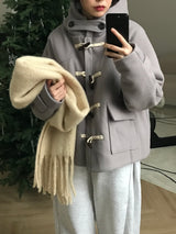 プレジャーダッフルショートコート