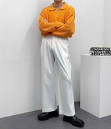 ハッチカラーニットウェア/SK Hacchi Collar Knitwear (4 colors)