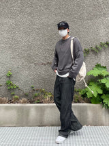 モカラウンドボタンニット/MOCA ROUND BUTTON KNIT(6COLOR)