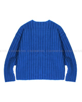 YM Raven Alpaca Wool Crop Knitwear (4 colors)