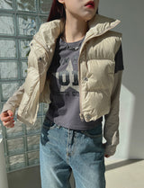 ダイブクロップぺディッドベスト/Dive Crop Padded Vest (3color)