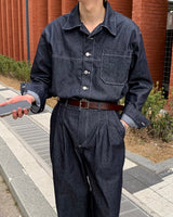 GL ステッチジーンズシャツジャケット / GL Stitch Jean Shirt Jacket (2 colors)