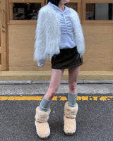 Bear buckle boots