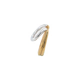 ２トーン２ラインスモールイヤーカフ/two tone two line small earcuff