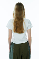 アメリカンドリームクロップTシャツ/AMERICAN DREAM CROP TEE [WHITE]