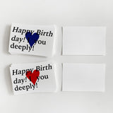 Happy birthday! I ♥ you deeply! Postcard (Classic Blue) (6602756522102)