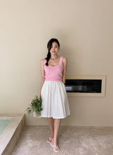 Soft Pastel Knit Sleeveless (4color)