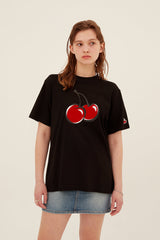 ビッグチェリー半袖Tシャツ／BIG CHERRY T-SHIRT JS