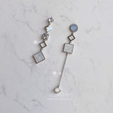 モダンパステルブルーシークピアス / Modern Pastel Blue Chic Piercing