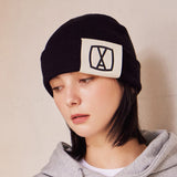 VA Square Big Label Beanie / Black