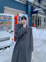 フローモヘアロングコート