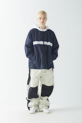 ニートフーデッドジャケット/BSR2223FWJK052 NEAT HOODED JACKET NAVY
