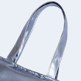 マンゴースクエアショルダーバッグ/DAMP MANGO SQUARE SHOULDER BAG_SILVER