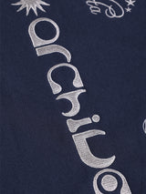 バーシティハーフフットボールスウェットシャツ / VARSITY HALF FOOTBALL SWEATSHIRTS-REAL NAVY